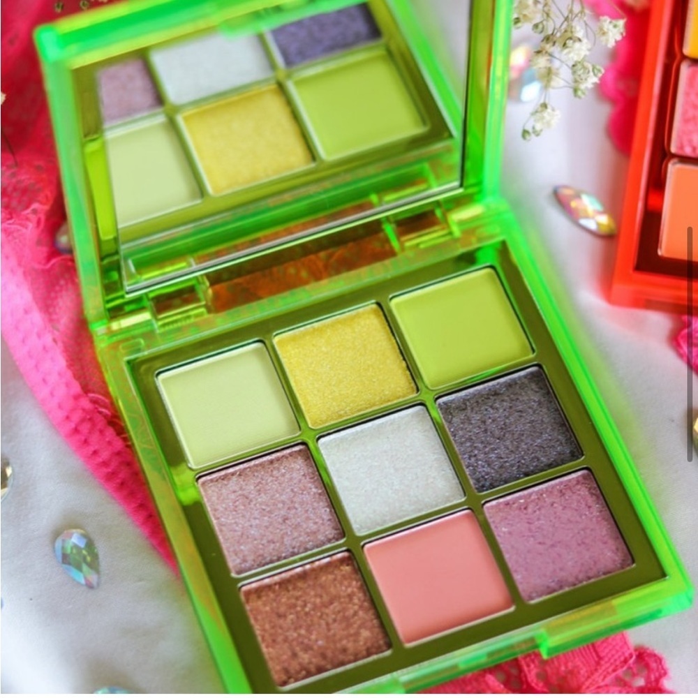 Hudson Neon Obsessions Green Palette 🎨 Eyeshadow Retired Hard to Find